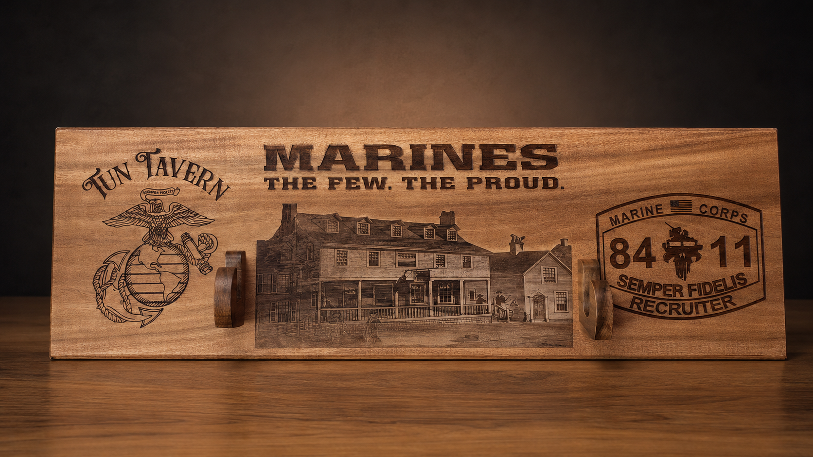 MACG-28 Mobility Officer Plaque handcrafted by Figtree Customs